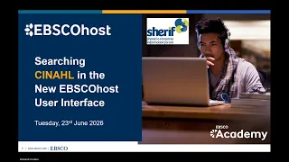 Searching CINAHL in the New EBSCOhost User Interface