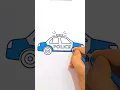 coloring page Police car