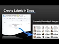 How to Create Avery Labels with Images Barcodes QR Codes in Google Docs
