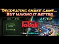 Recreating Snake Game But Making It Better using jabali-ai