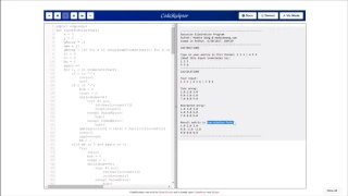 Gaussian Elimination Python Program AP CSP