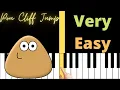 Download Lagu POU CLIFF JUMP - THEME SONG - VERY EASY Piano Tutorial