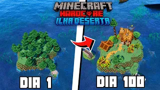 SOBREVIVI 100 DIAS EM UMA ILHA NO MINECRAFT HARDCORE - O FILME