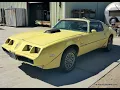1979 Trans Am Yellow