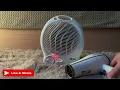 WHEN you NEED to FALL ASLEEP, the COMBO is PERFECT - FAN HEATER and HAIR DRYER SOUND (ASMR)
