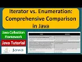 Iterator vs Enumeration Comprehensive Comparison in Java Java Collection Framework