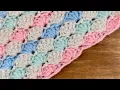 How to - Crochet Solid fill shell stitch