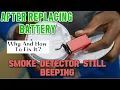 Smoke Detector Beeping After Battery Change Why How To Fix It