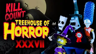 The Simpsons Treehouse of Horror 37 KILL COUNT