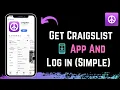 How to Get Craigslist App and Login