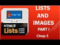 Lists in HTML Chap 5 Part 1