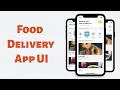 React Native Food Delivery App UI - Part 1