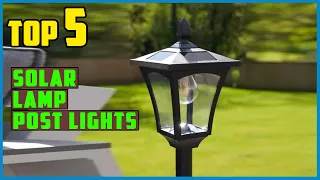 TOP 5 Best Solar Lamp Post Lights 2026 The Future of Outdoor Lighting is HERE