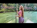 FISHING PARADISE POND - CATCHING BASS ON A WOODEN RAFT