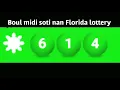 Boul midi ki soti nan Florida lottery