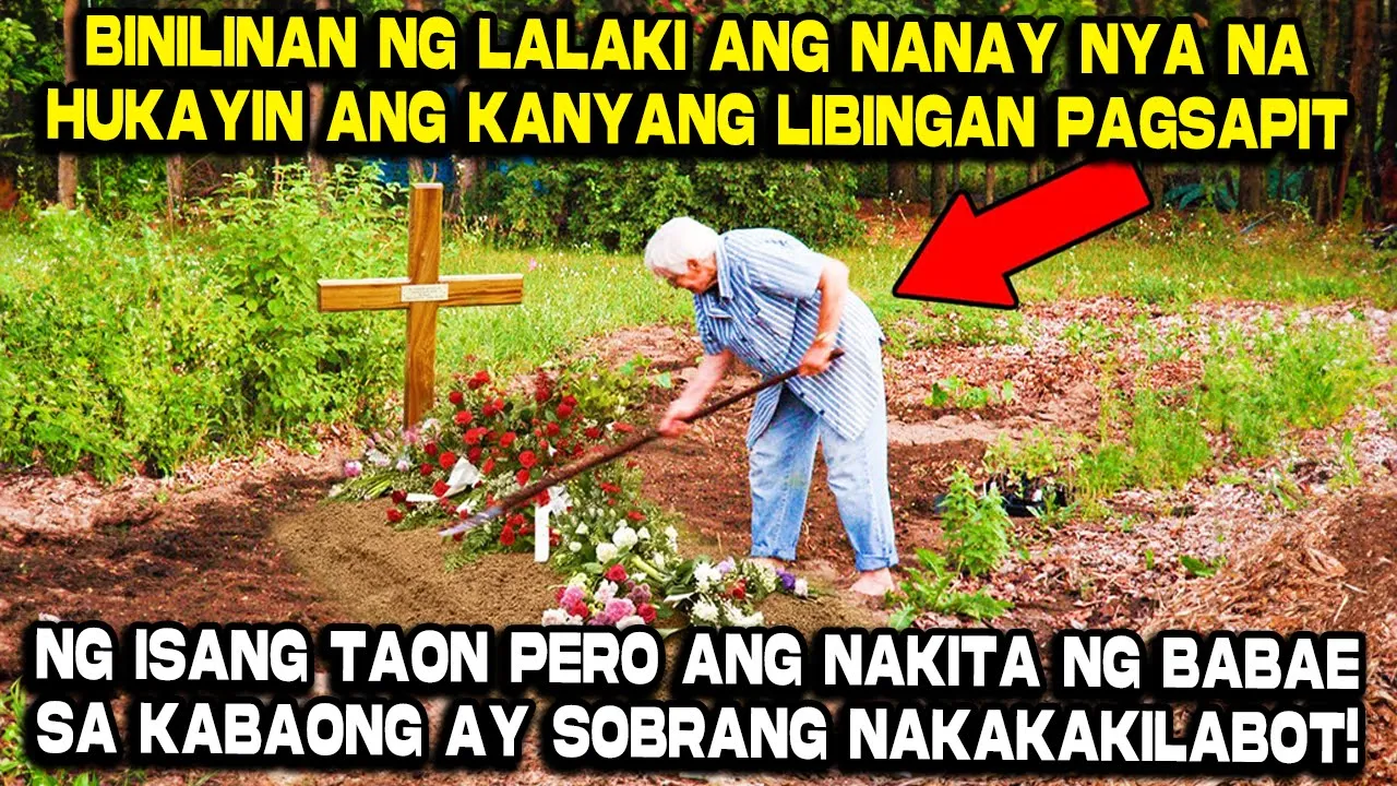 Outline Video Binilinan ng Lalaki ang Nanay nya na Hukayin ang Kanyang Libingan, Hanggang sa..