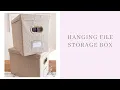 Hanging File Storage Box