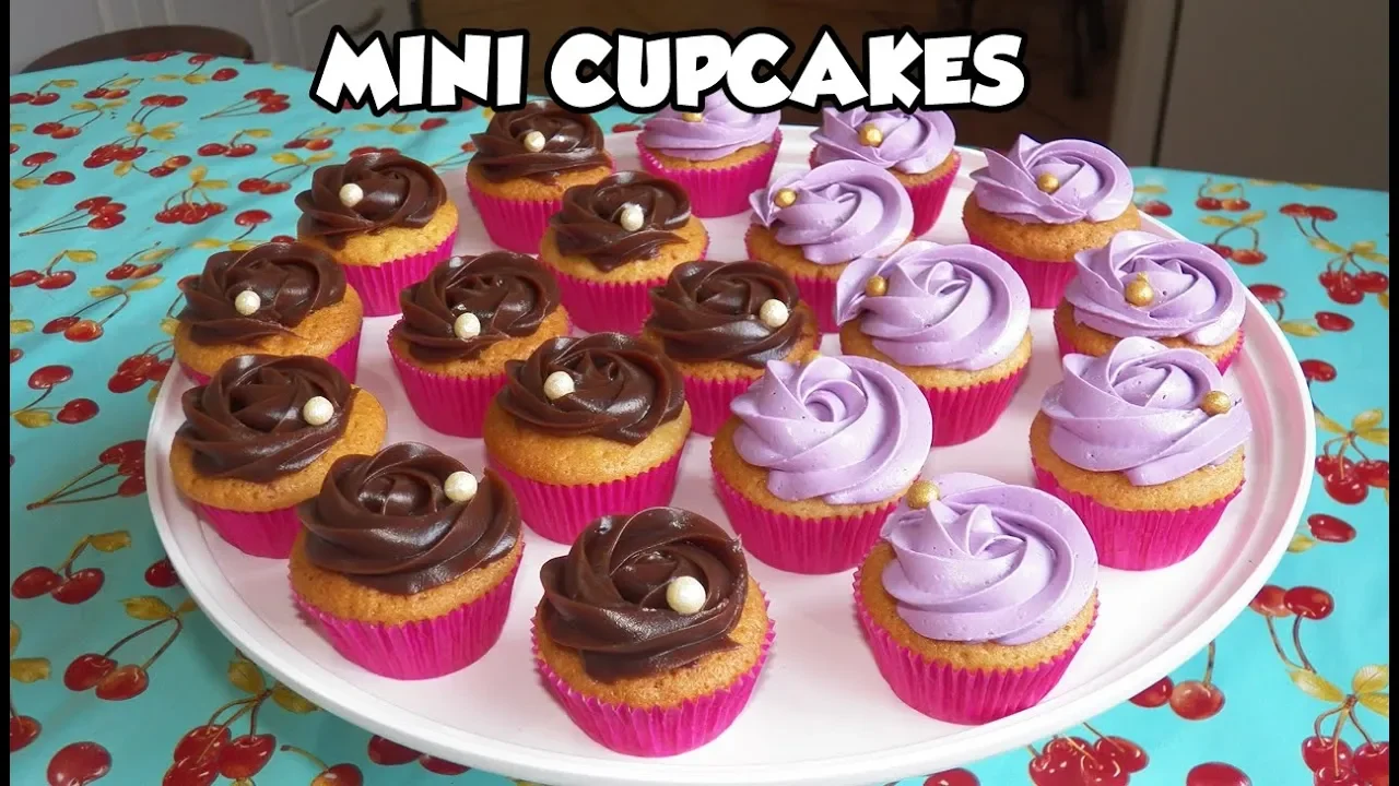 MINI CUPCAKES MASSA, RECHEIO E COBERTURA BRU NA COZINHA