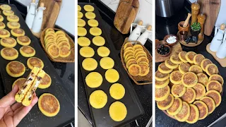 هادو لي غيهنيوكم من كوتي المدرسة بكميةً كتيرة 👌حريشات بالفرماج وزيتون