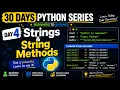 Strings Day 4 30 Days Python Series