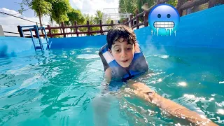 مجودي يسبح بحوض سباحة عملاق في شمال العراق |باردة🥶😂
