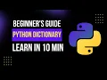 Python dictionaries Learn Python Dictionary Python Full Course Python Course For Beginers