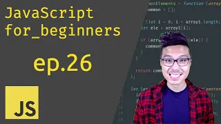 JavaScript for Beginners - Arrays Part 5