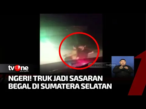 Nekat! Aksi Percobaan Begal Truk di Ogan Komering Ilir