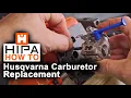 How to replace the Carburetor for Husqvarna 128CD Trimmer - Hipa How To