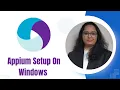 Appium Installation On Windows In 2025