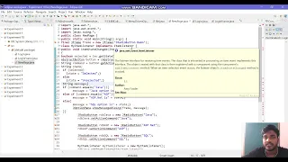 JAVA SWINGS OOPS GUI APPLICATION