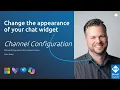 2 2 3 - Change the appearance of your chat widget