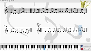 نوته ختام البصخه المقدسه لحن إبؤورو 