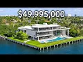 INSIDE a 49 995 000 ULTRA LUXURY ESTATE in Fort Lauderdale 277 of Water Frontage 10 000 SQFT