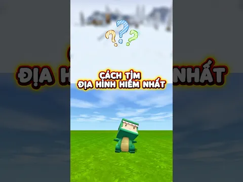 [Series 50 ngày sinh tồn tập sự] Ngày 10: Cách tìm địa hình hiếm   #miniworld  #miniworldvn