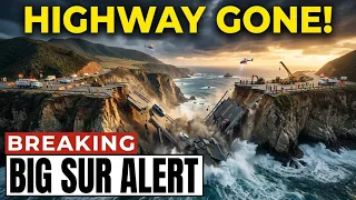 Big Sur s Highway 1 COLLAPSES Into the Pacific California s Coast Is BREAKING APART
