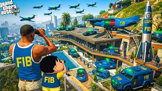 Franklin's House Raided By Police In GTA 5! | GTA 5 Telugu Gameplay