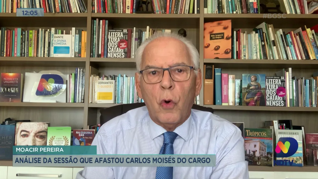 Moacir Pereira faz uma análise da sessão que afastou Carlos Moisés do cargo