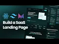 Master React TailwindCSS Framer Motion Build a Beautiful Landing Page from Scratch