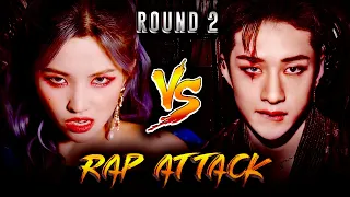 Download KPOP RAP ATTACK:  Female VS Male | Blackpink/(G)I-DLE/Itzy/DC/Everglow/SKZ/BTS/EXO+ (ROUND 2) Mashup MP3