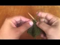 How to Knit the Center Double Decrease cdd
