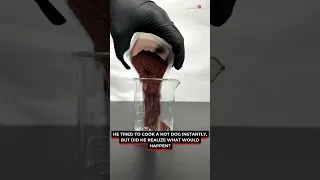 He Tried to Cook a Hot Dog… in a scientific way 😳🌭🔥