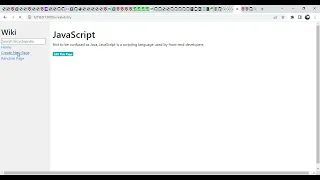 CS50 Web Programming with Python and JavaScript Project 1