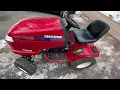 Craftsman GT5000 First start run drive and idle Garage find