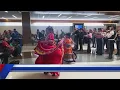Springs Airport celebrates as first international flight to Cancun takes off