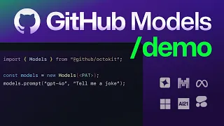 GitHub Models DEMO AI models for developers on GitHub