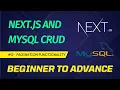 NEXTJS MYSQL CRUD Tutorial for Beginners 2023 - Pagination Functionality