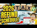 Tax Refund Schedule 2026 - When You ll Get Paid How to Check IRS Status
