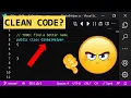 Write CLEANER CODE With these 4 Simple Naming Tips