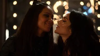 Lucifer Season 6 Kissing Scenes Maze and Eve Lesley Ann Brandt and Inbar